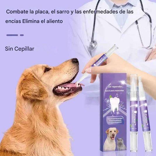 Gel reparador bucal para mascotas MuzzleGlow