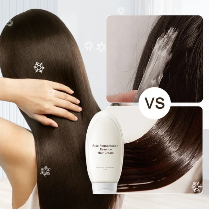 Crema capilar de esencia de fermentación de arroz