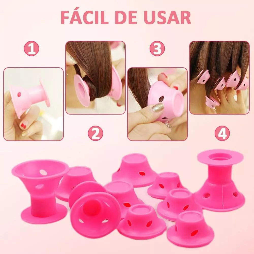 Encrespador Cabello Ondas Rulos Rizos