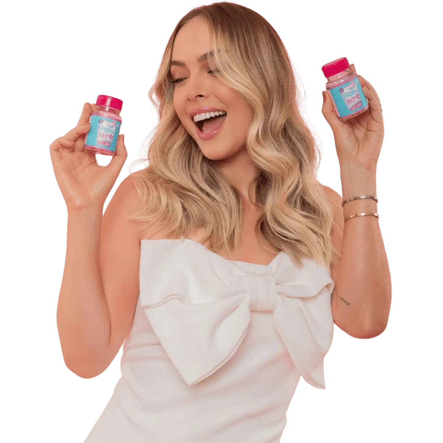 Happy Hair Fortalece las hebras del cabello y reduce la rotura.