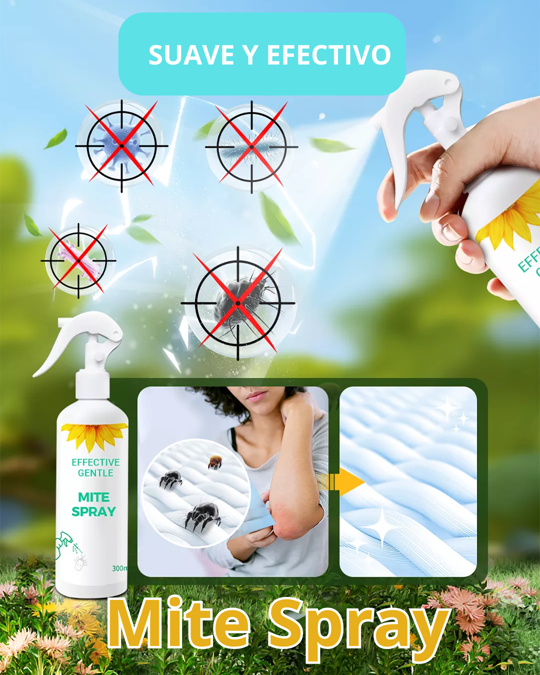 MiteSpray espray natural contra ácaros!