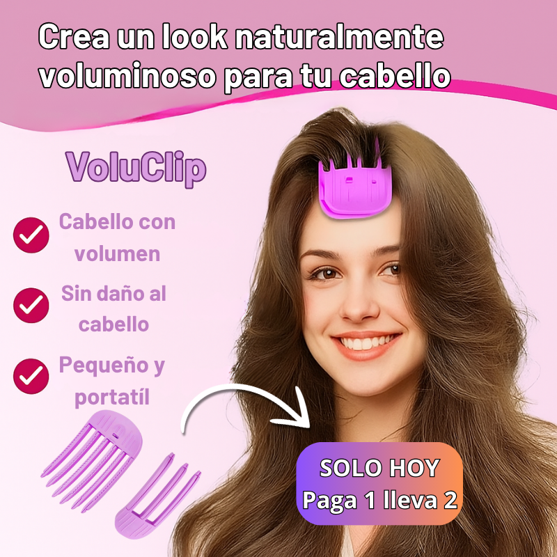 VoluClip Pinza voluminizadora para el cabello (Paga 1 lleva 2)