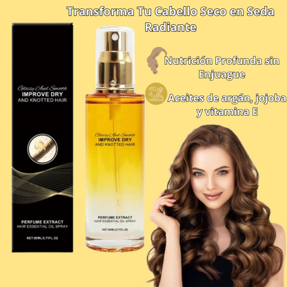Aceite suavizante para el cabello, reparación de cabello seco dañado, nutrición profunda