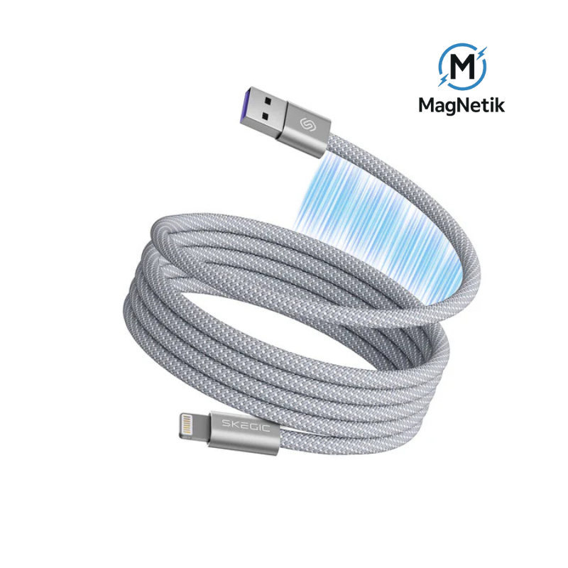 MagNetik® | Cable de carga ULTRA rápida magnético antienredos