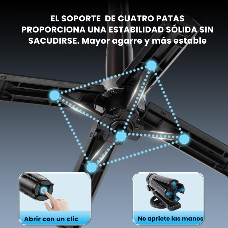 Palo de selfie 4 en 1 rotación 360° magnético