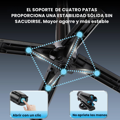 Palo de selfie 4 en 1 rotación 360° magnético