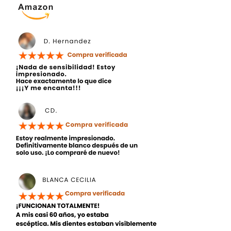 Hismile Tiras blanqueadoras