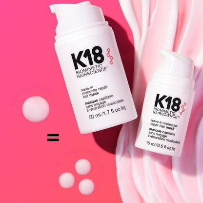 Mascarilla molecular sin enjuague, repara el cabello seco o dañado