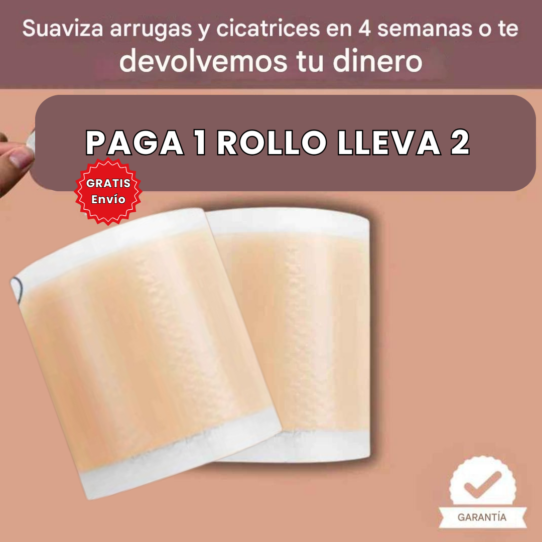 🎁PAGA 1 lleva 2 rollos de silicona para cicatrices 1.20 Metros largo