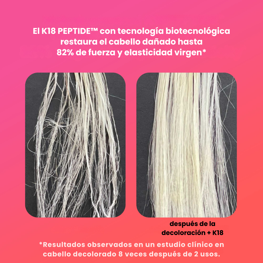 Mascarilla molecular sin enjuague, repara el cabello seco o dañado