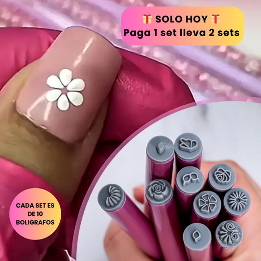 🎁PAGA 1 LLEVA 2 SETS🎁 - Bolígrafos para uñas