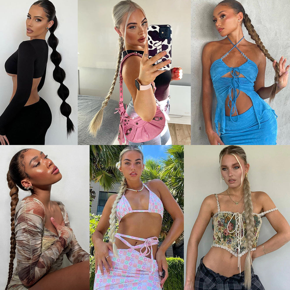 Extensiones de cabello en forma de trenzas | BRADELLA