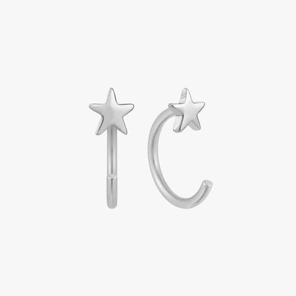 Pendientes Huggie Little Star (compra 1 par lleva otro par gratis)