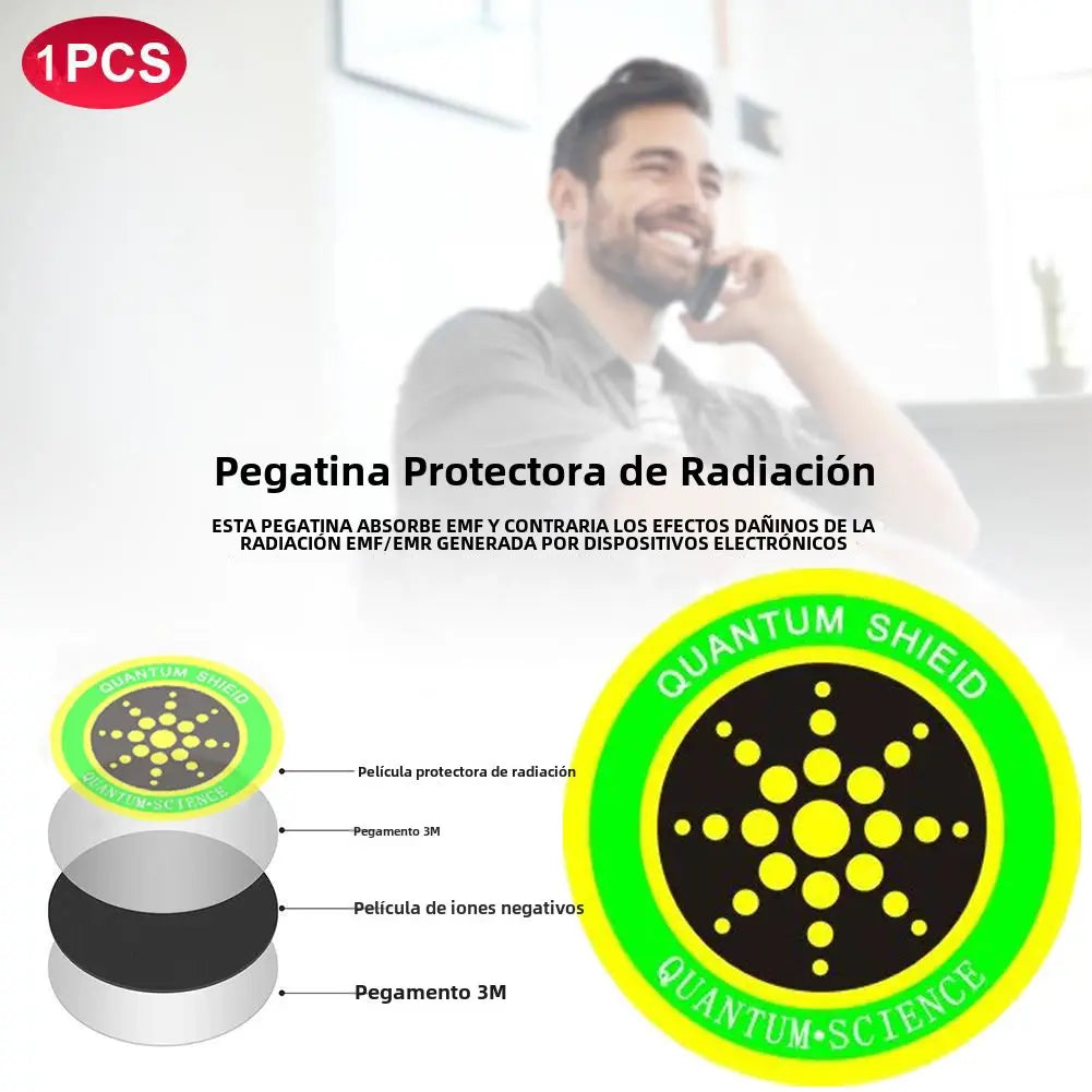 RadiationProtector™ - Juego de 6 sticker de protección contra la radiación de los celulares y dispositivos