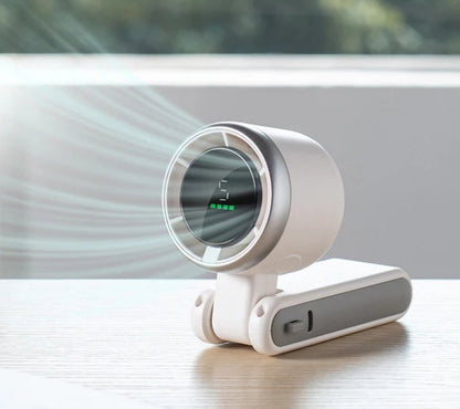Ventilador turbo portátil de mano refresca tus días