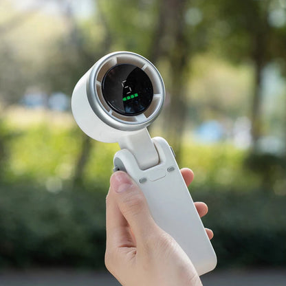 Ventilador turbo portátil de mano refresca tus días