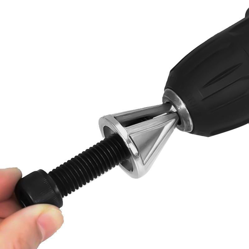 Herramienta de biselado para desbarbar tornillos