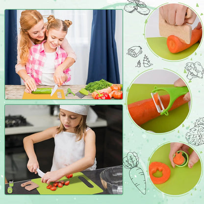 SET DE CUCHILLOS DE COCINA PARA NIÑOS
