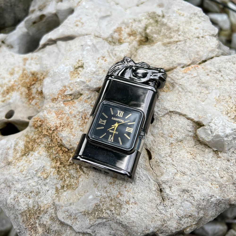 Encendedor premium con reloj