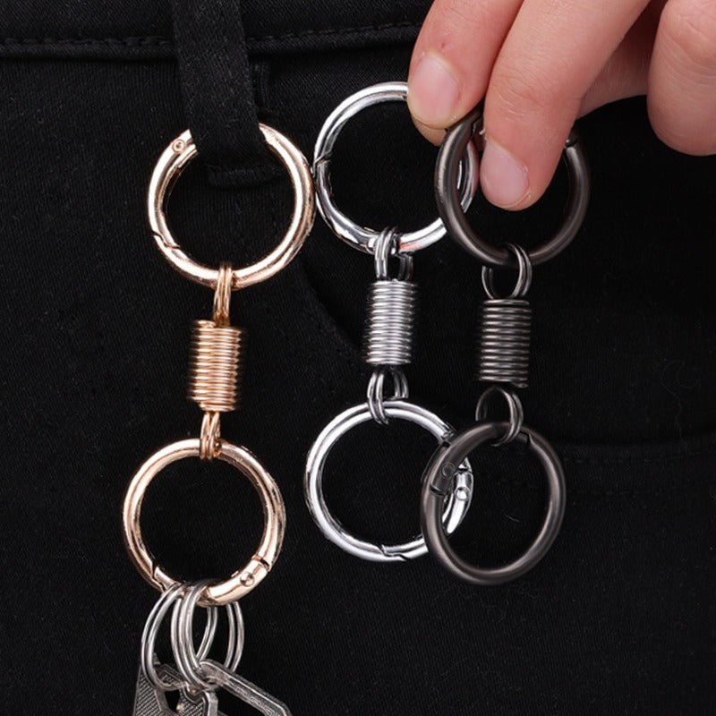 Llavero de doble anillo con resorte shiman® (Pack de 2 unidades)