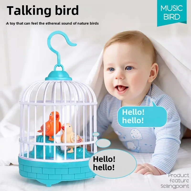 MusicCanario - Jaula con luces de pajaros que imitan lo que dices