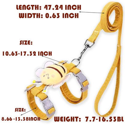 WalkCat Arnés abejita para pasear tu gato