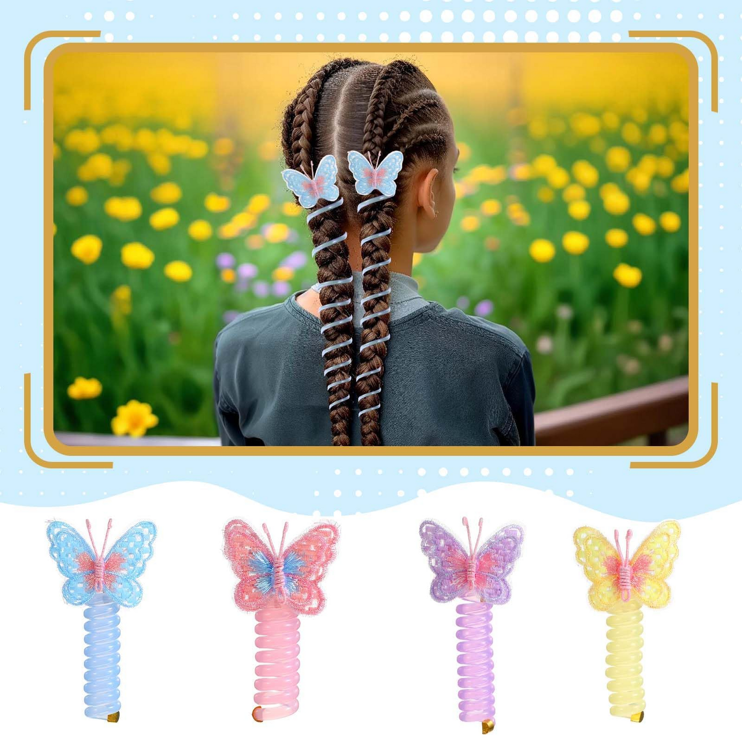 Mariposas Mágicas 5 pares, 5 colores una sonrisa cada día