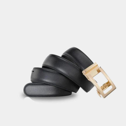 Cinturón de piel automático Easy-Click más caja de regalo