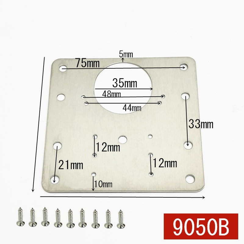 Placas de reparación de bisagra resistente para gabinetes (2 placas)