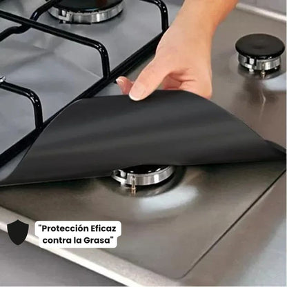 HogarPlus - Protector de estufa - set de 4 protectores