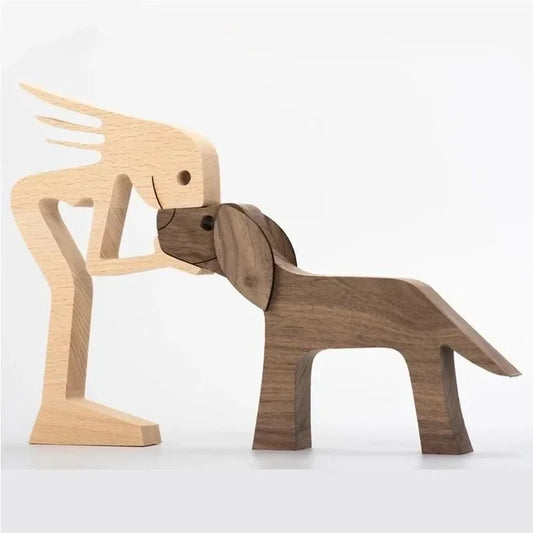 Figura de madera personalizada - Pasión canina