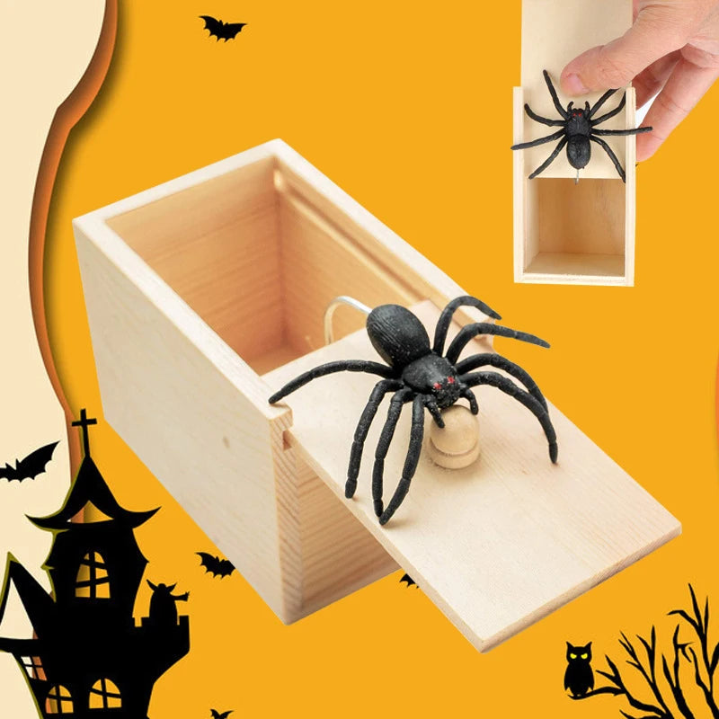 Caja de broma de araña