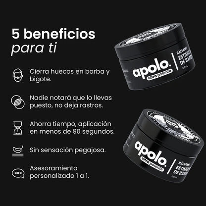 Bálsamo para Crecimiento de Barba Ultra Potente con Minoxidil 20% | 100mL