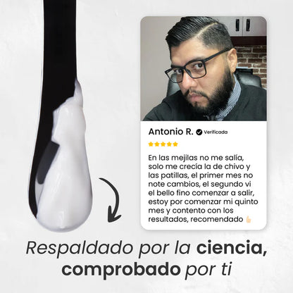 Bálsamo para Crecimiento de Barba Ultra Potente con Minoxidil 20% | 100mL