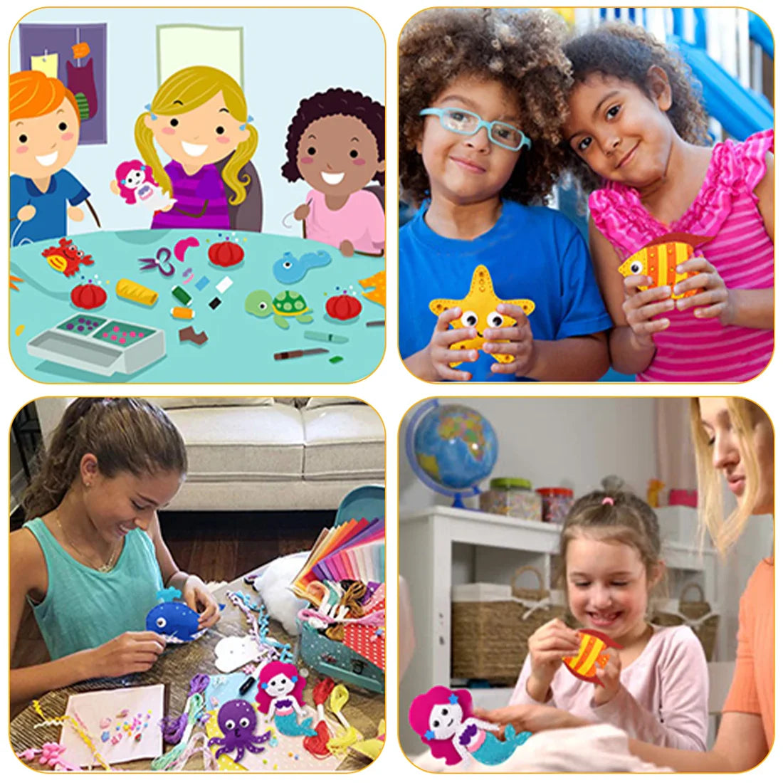 Kit de costura mágico - Manualidades Montessori