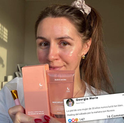 Nuvora - mascarilla de colágeno para la piel de vidrio