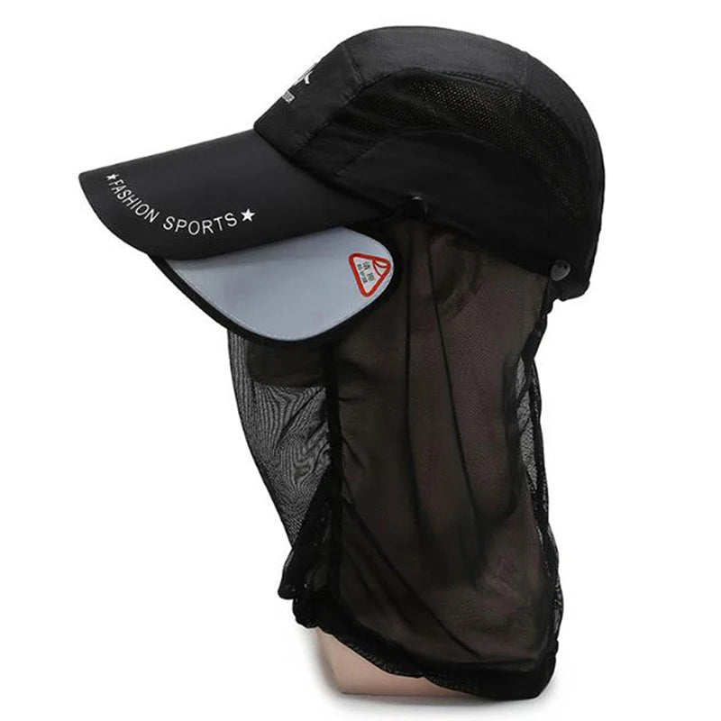 🔥GRAN OFERTA - 40 % DE DESCUENTO 🔥🔥Sombrero para el sol con ala retráctil para exteriores/pesca/montar/escalar