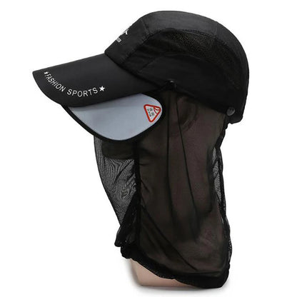 🔥GRAN OFERTA - 40 % DE DESCUENTO 🔥🔥Sombrero para el sol con ala retráctil para exteriores/pesca/montar/escalar