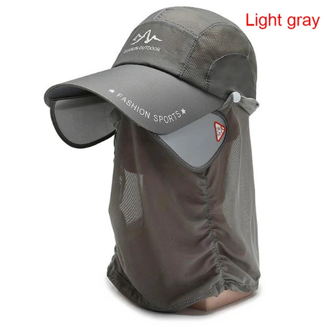 🔥GRAN OFERTA - 40 % DE DESCUENTO 🔥🔥Sombrero para el sol con ala retráctil para exteriores/pesca/montar/escalar