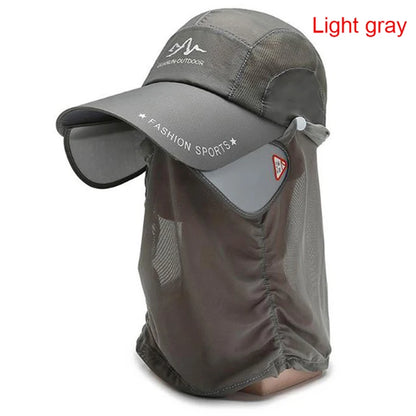 🔥GRAN OFERTA - 40 % DE DESCUENTO 🔥🔥Sombrero para el sol con ala retráctil para exteriores/pesca/montar/escalar