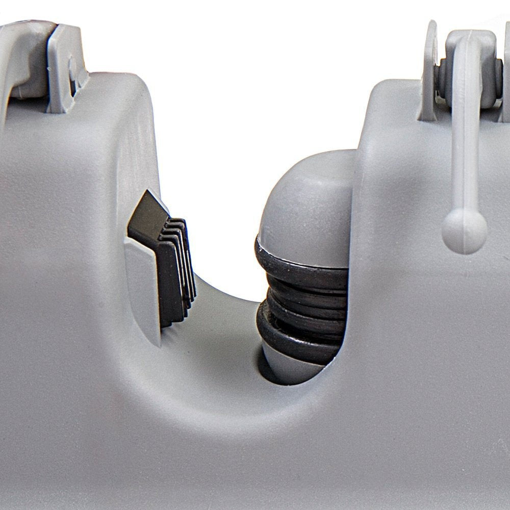 Soporte para escoba y fregona con ganchos