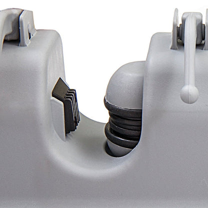 Soporte para escoba y fregona con ganchos