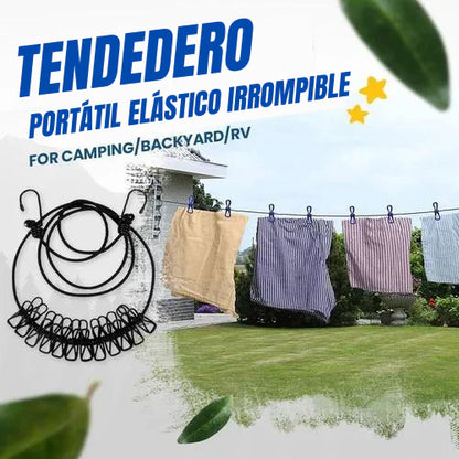 Tendedero Portátil Elástico Irrompible Clothesline™