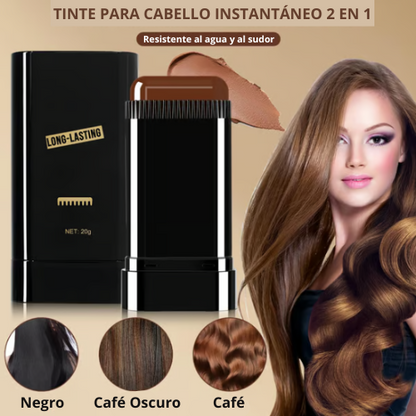 InstantComb - Tinte para el cabello con peine seguro y práctico