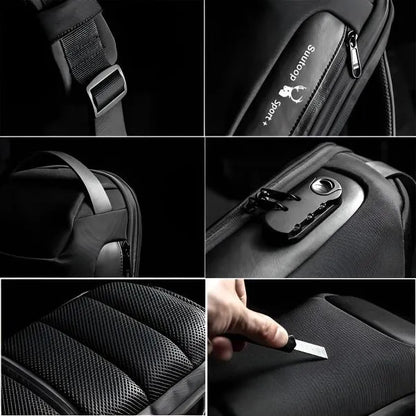 Mochila antirobo + Smart watch T1800