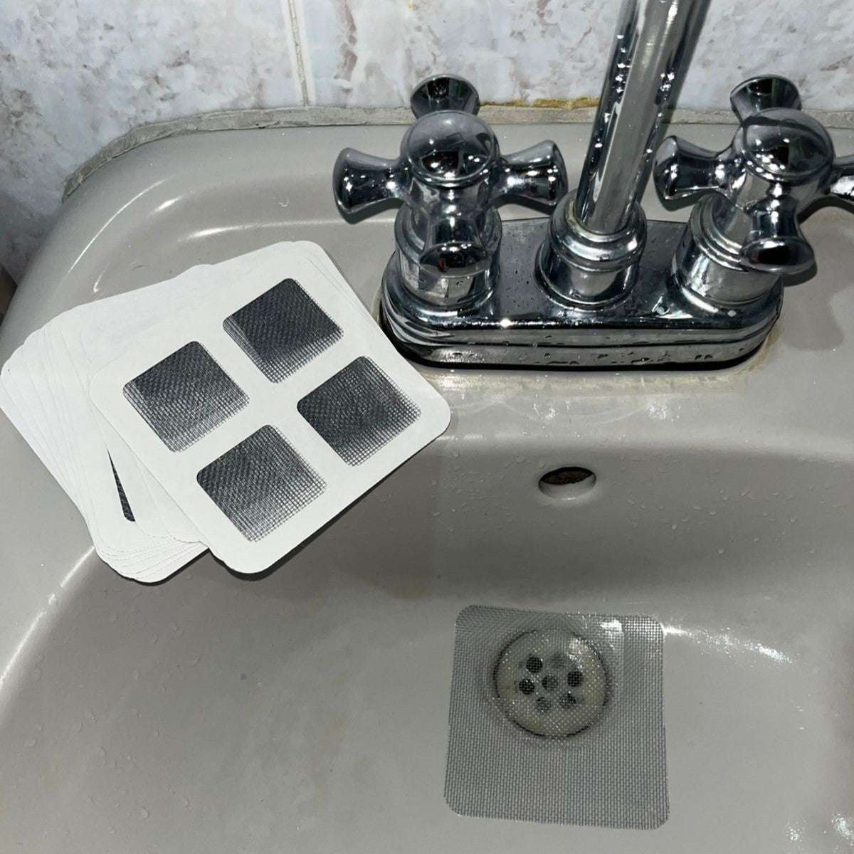 DrenaClean - Malla para desagüe, evita obstrucción (Pack de 15 y 30)