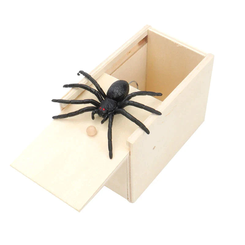 Caja de broma de araña