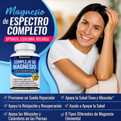 Zenaviva™ Ultimate Magnesium Complex (Solo hoy 50% descuento)