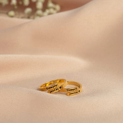 2 ANILLOS "SIEMPRE JUNTAS" (Hoy 2x1)