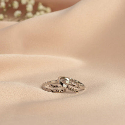 2 ANILLOS "SIEMPRE JUNTAS" (Hoy 2x1)